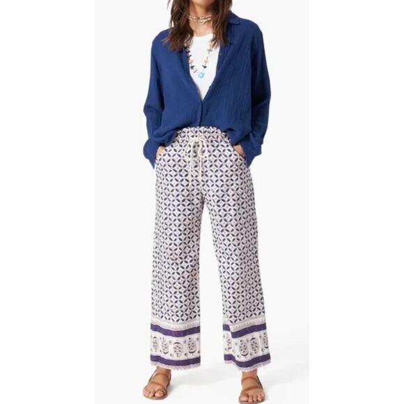 Xirena talyn drawstring cotton pant in sand castle Medium White - Picture 1 of 3